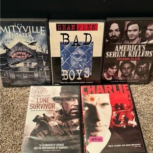 Collection of used DVD miscellaneous movies